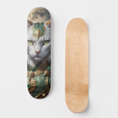 Epic Armored Cat Warrior Skateboard (Vorderseite)