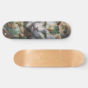 Epic Armored Cat Warrior Skateboard