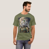 Epic Armored Cat Warrior T-Shirt (Vorne ganz)