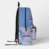 Epic Author Pride Wordy Typografy Muster Bedruckter Rucksack (Links)