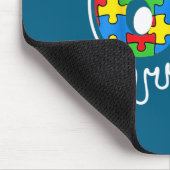 Epic Autism Six Seven Drip 67 Number Mousepad (Ecke)