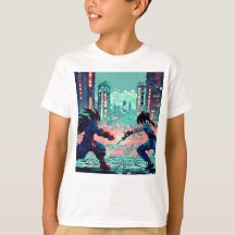 "Epic Battle: Gojo vs Sukuna - Kids' T - Shirt Des
