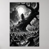 Epic battle scene with medieval warriors under poster (Vorne)