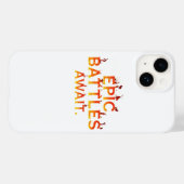 Epic Battles Await Case-Mate iPhone Hülle (Rückseite (Horizontal))