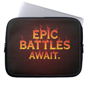 Epic Battles Await Laptopschutzhülle