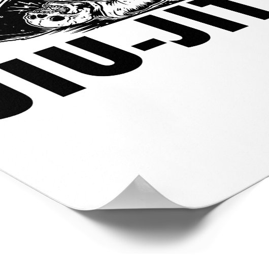 Epic Bjj Grim Sensenmann Jiu-jitsu Armbarposter Poster (Ecke)