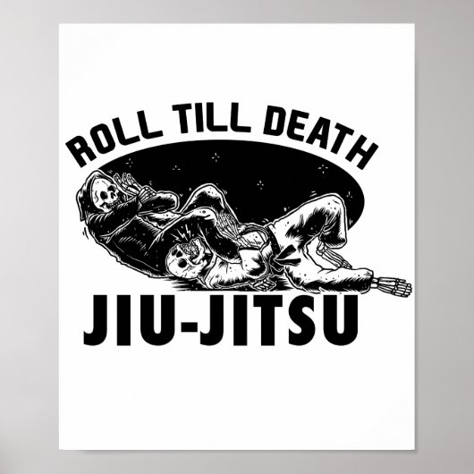 Epic Bjj Grim Sensenmann Jiu-jitsu Armbarposter Poster (Vorne)