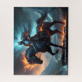 Epic Black Knight & Stallion Art Puzzle Collection (Vertikal)