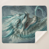 Epic Blue Storm Dragon Sherpadecke (Vorderseite (Horizontal))