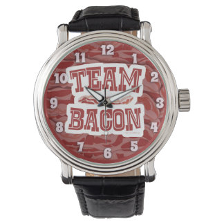 Epic Breakfast Team Bacon Fun Logo Armbanduhr