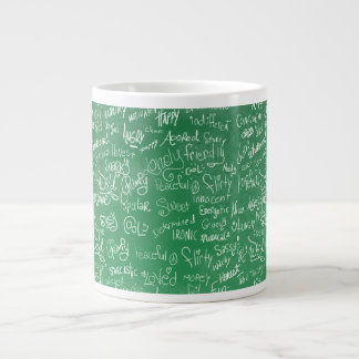 Epic Chalkboard Moods Fun Doodle Time Jumbo-Tasse