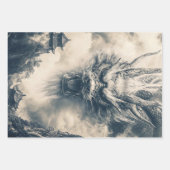 Epic Chinese Dragon Illustration Geschenkpapier Set (Vorderseite)