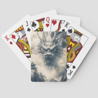 Epic Chinese Dragon Illustration Spielkarten