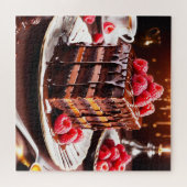 Epic Chocolate Caramel Cake Jigsaw Puzzle (Horizontal)