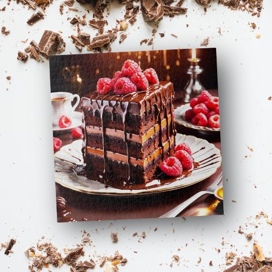 Epic Chocolate Caramel Cake Jigsaw Puzzle