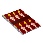 Epic Concert Lighters Music Pattern Fun Time Notizblock (Rechte Seite)