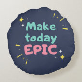 EPIC Cushion Cover – Cute Modern Home Decor Rundes Kissen (Rückseite)