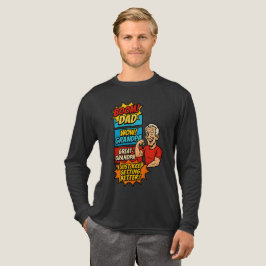 Epic Custom Vater→Grandpa→Great-Grandpa Comic Gift Tri-Blend Shirt