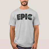 Epic Daddy Vatertag Herren Grau T-Shirt (Vorderseite)