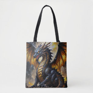 Epic Dragon Fantasy Tote Bag Tasche
