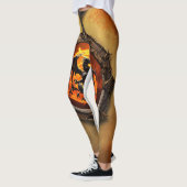 "Epic Dragon Flame Pendant Leggings - Ignorieren S (Links)