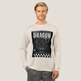 Epic Dragon Graphic T-Shirt Design Tri-Blend Shirt