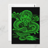 Epic Dragon Green Postkarte (Vorne/Hinten)