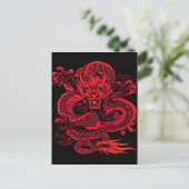 Epic Dragon Red Postkarte (Stehend Vorderseite)