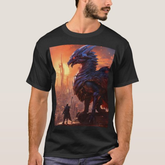 Epic Dragon Threads: Tragen Sie den Legend-T - Shi T-Shirt (Vorderseite)