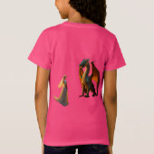 Epic Dragon vs. Knight Battle T - Shirt Design (Rückseite)