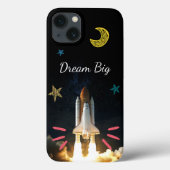 Epic Dream Big Space Shuttle Grafik Case-Mate iPhone Hülle (Rückseite)
