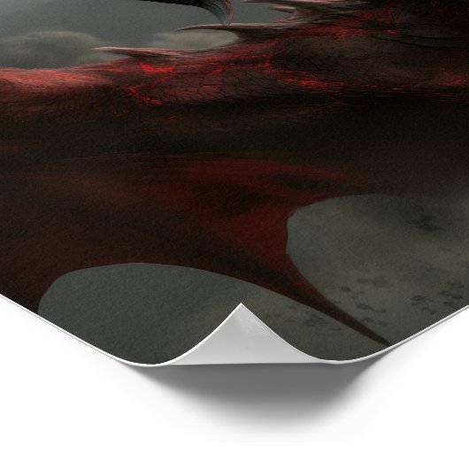 Epic Drogon Dragon Poster - Spiel der Thrones Insp (Ecke)