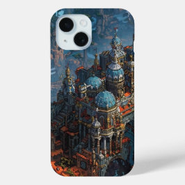 “Epic Fantasy Castle Isometric Pixel Anime Art Pri Case-Mate iPhone Hülle