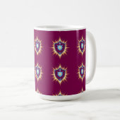 Epic Fantasy Shield with Radiant Energy Burst – Ma Kaffeetasse (VorderseiteRechts)