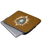 Epic Fantasy Shield with Radiant Energy Burst – Ma Laptopschutzhülle (Vorne Knopf)