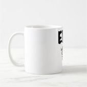 Epic Finish Line Checkered Racing Flag Kaffeetasse (Links)