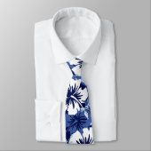 Epic Floral Hibiskus Hawaiian Necktie Krawatte (Gebunden)