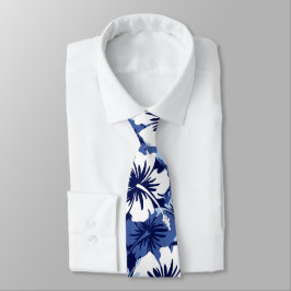 Epic Floral Hibiskus Hawaiian zweiseitig bedruckt Krawatte