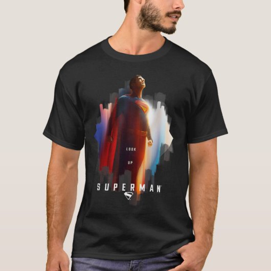 Epic Flying Hero Poster – Inspired by Superman Pow T-Shirt (Vorderseite)
