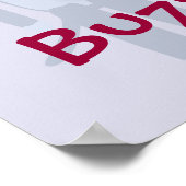 Epic Funny Retro Cool Beatnik Sock Affe Cartoon Poster (Ecke)