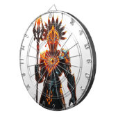 Epic Futuristic Warrior Dartboard Dartscheibe (Vorderseite rechts)