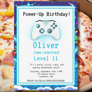 Epic Gamer Happy 11 Geburtstag Einladend Critical  Einladung