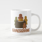 Epic Gamesgiving Funny Erntedank Boardgamer Jumbo-Tasse (Rechts)
