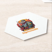 Epic Gladiator Warrior Moo Deng Hippo wird Ungov Untersetzer (angewinkelt)