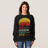 Epic Grandma Since 2012 Happy Mothers Day Sweatshirt (Vorne ganz)