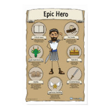 Epic Hero Classroom Poster - Weißer Hintergrund