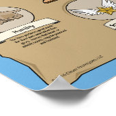 Epic Hero Classroom Postings - BLAUE Hintergrund Poster (Ecke)