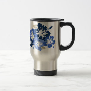 "Epic Hibiscus" in Blau Reisebecher