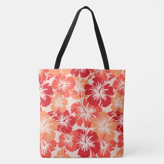 Epic Hibiskus Hawaiian Floral Aloha Beach Bag Tasche (Vorderseite)