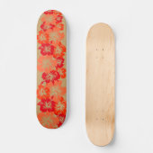 Epic Hibiskus Hawaiian Floral Aloha Imitate Holz Skateboard (Vorderseite)